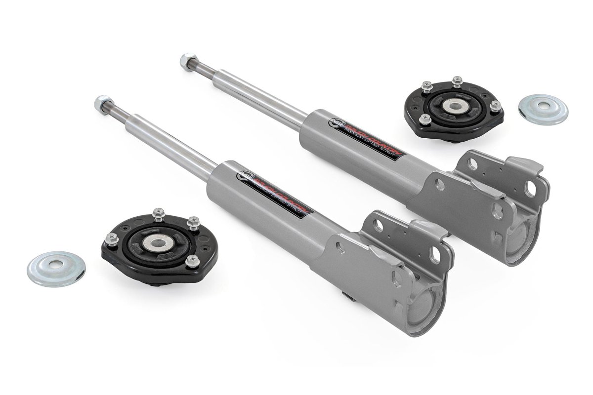 Mercedes Sprinter Van Coilover Suspension Kit - Rough Country - Stock - Metallic Silver - '19-'26